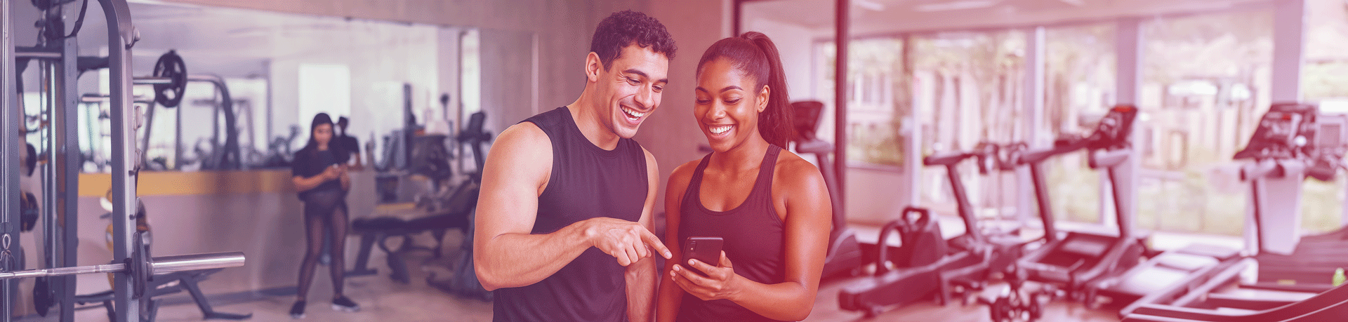 People training together in a condo gym